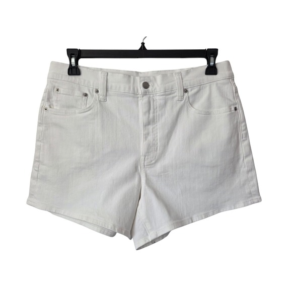 J. Crew High Rise White Denim Shorts Womens Size 31 NWT $98 CK089 - Picture 1 of 6